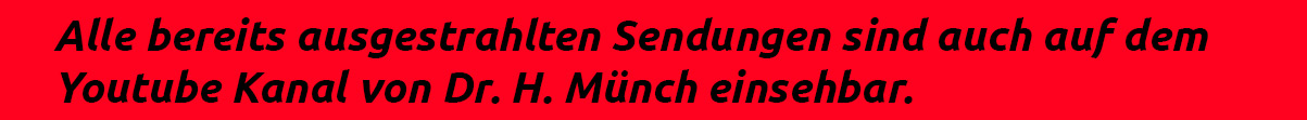 Gesundheitsfernsehen mit Dr. H Münch